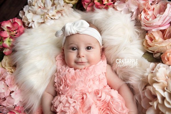 Salem NH Baby Photos :: 3 Month Old Miss M · Crabapple Photography