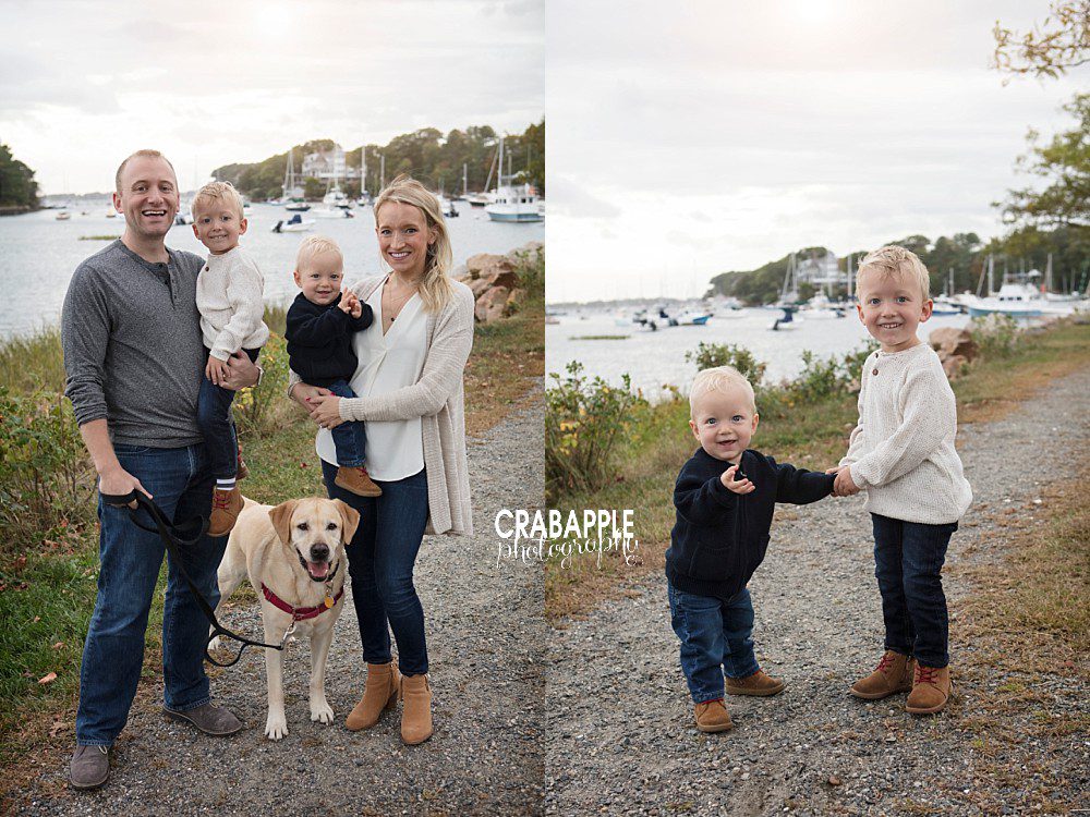 outdoor family photographer in Manchester-by-the-Sea
