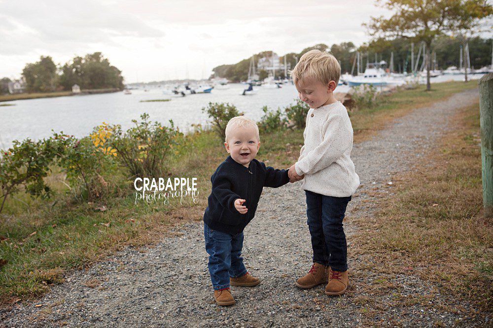 outdoor baby and child photos in Manchester-by-the-Sea