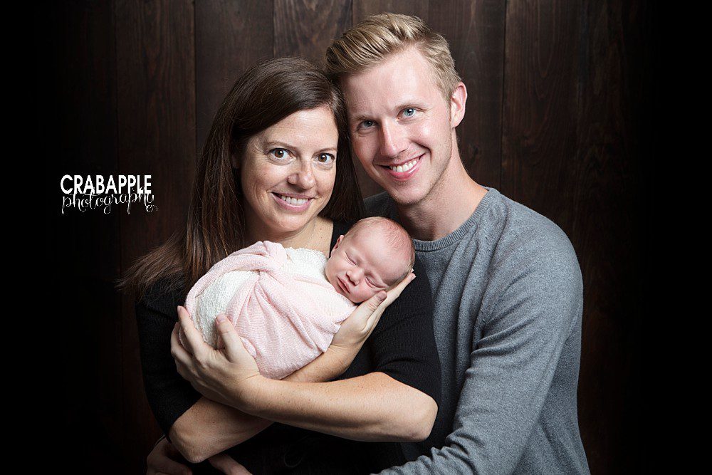 Andover family portraits with new baby