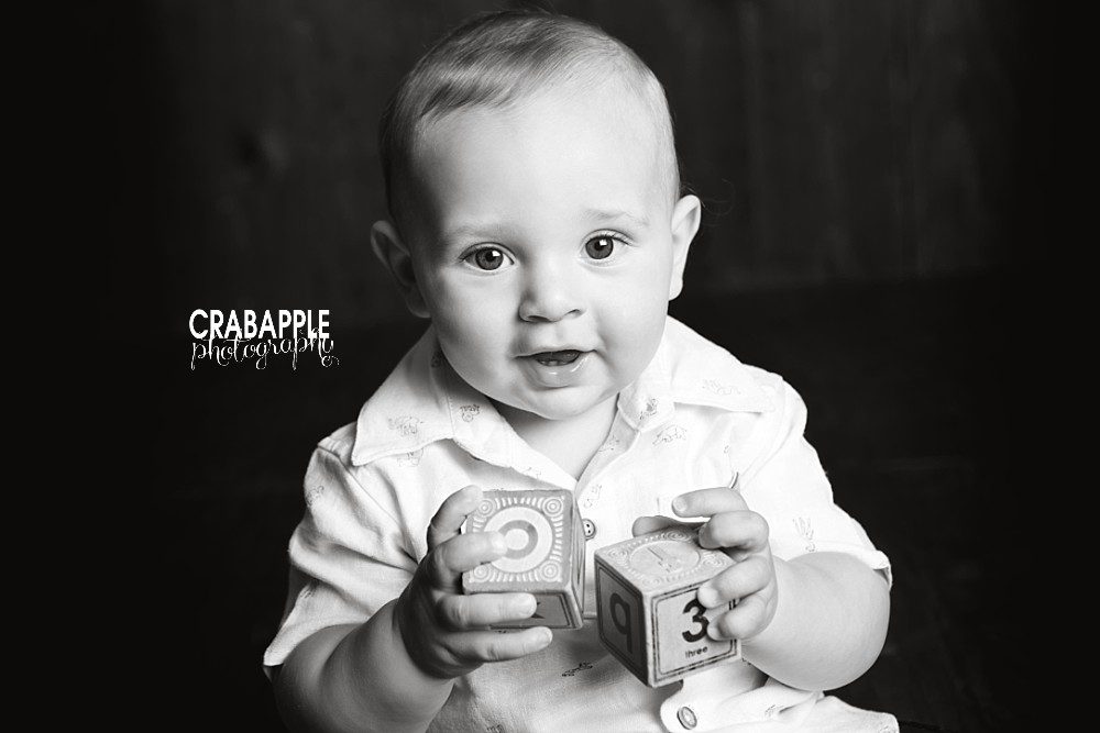 black and white baby photos north andover