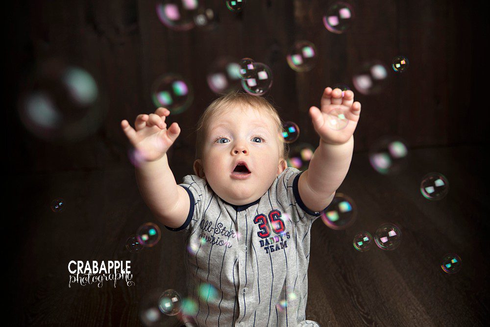 massachusetts baby photos with bubbles