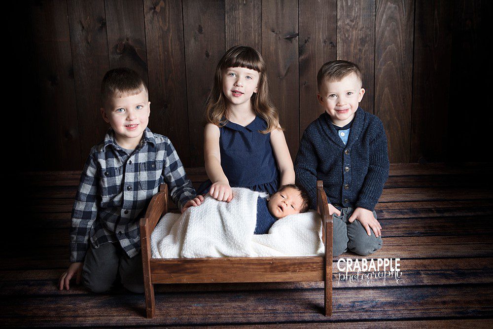 sibling picture inspiration with new baby