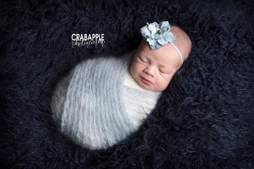 blue newborn baby girl photos
