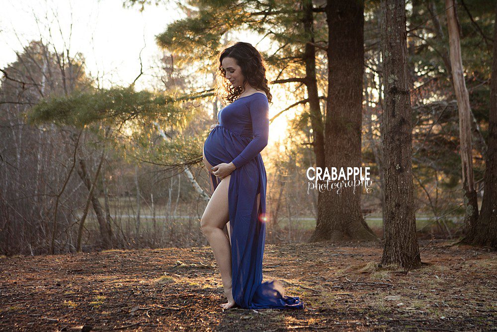 outdoor glamorous maternity pictures somerville