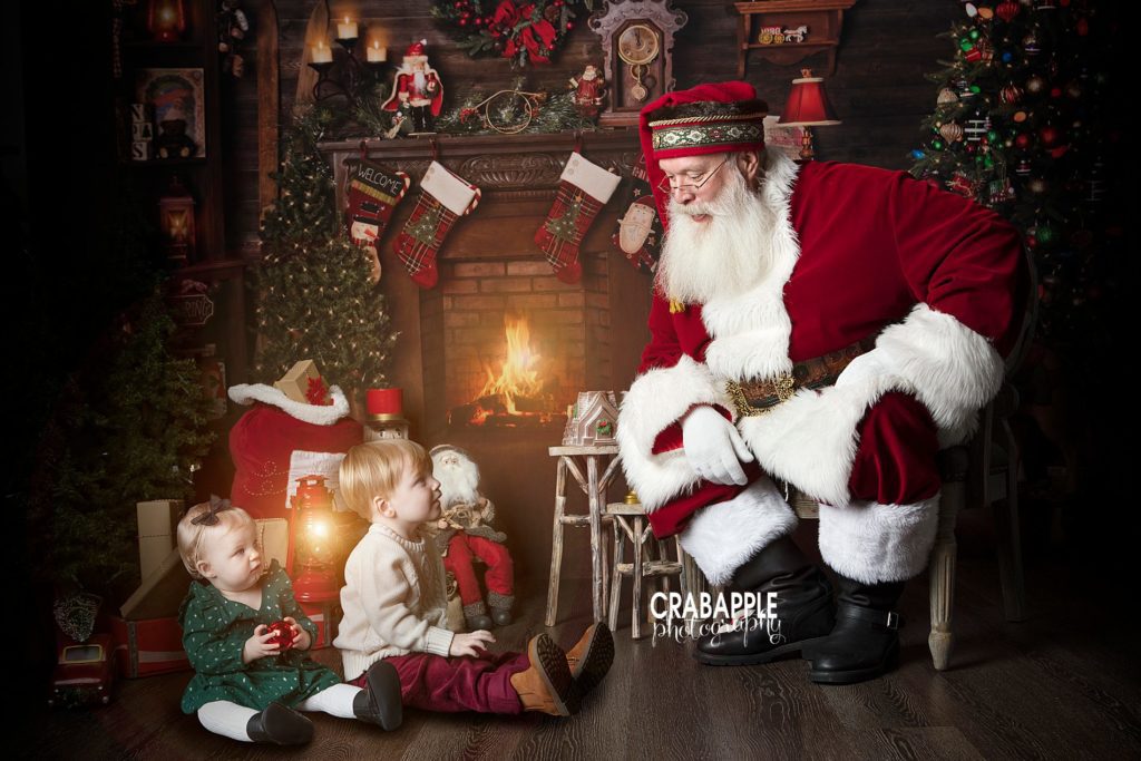 Classic and Timeless Christmas and Santa photos in Andover MA