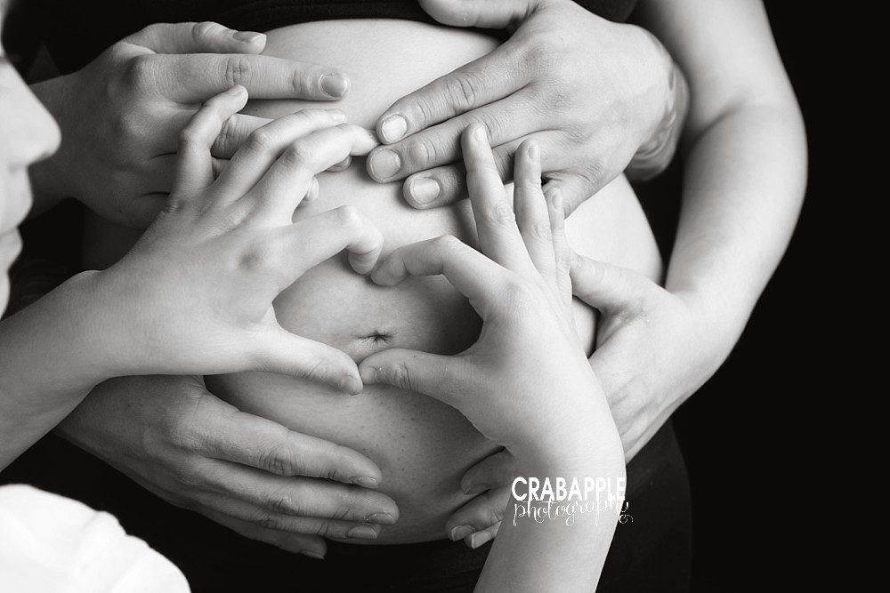 black and white pregnancy photography MA