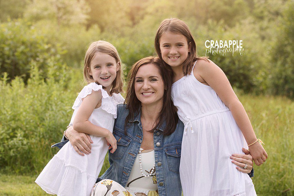 Andover mother and daughter portraits