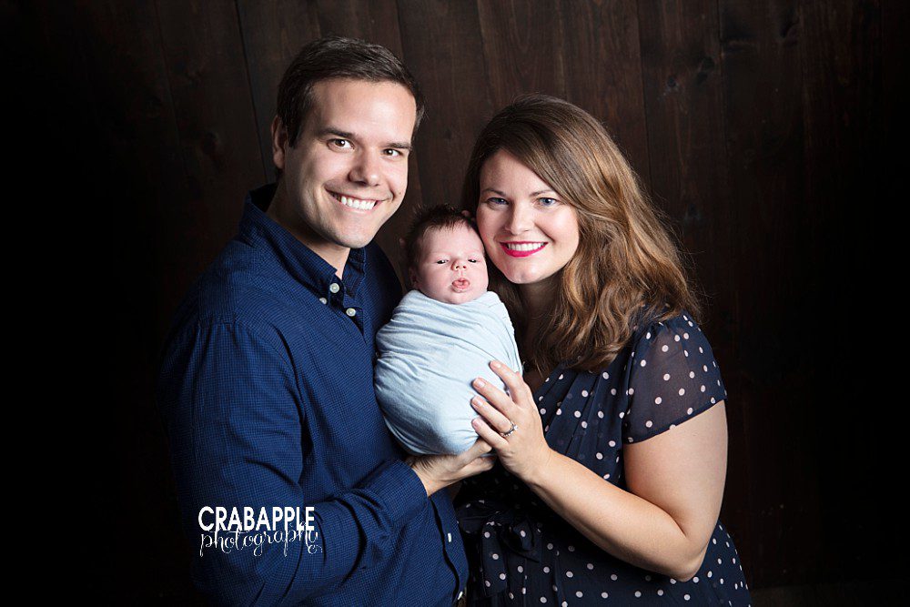 Cambridge newborn family photos