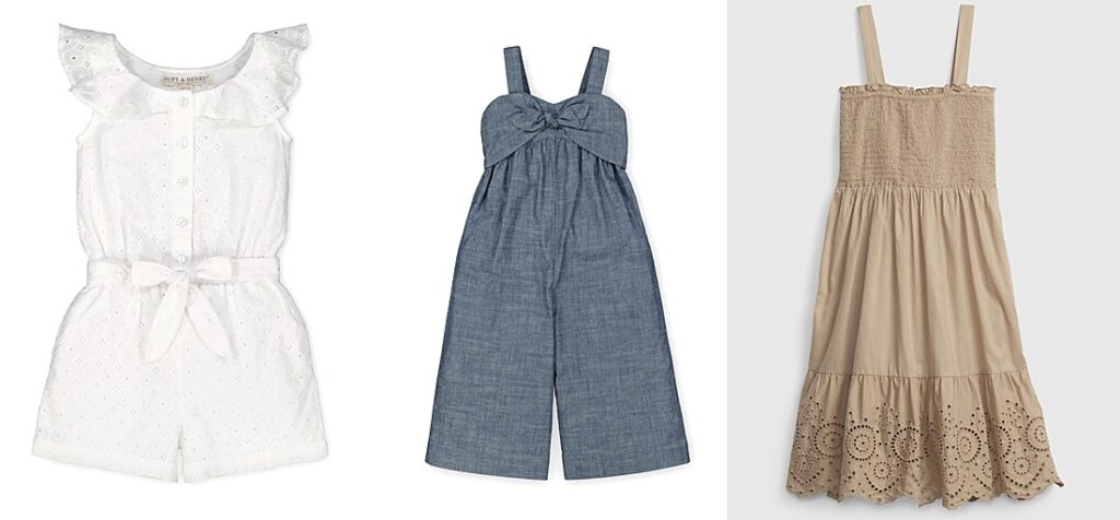 Jumpsuit romper and dress ideas for Neutral Easter Photos