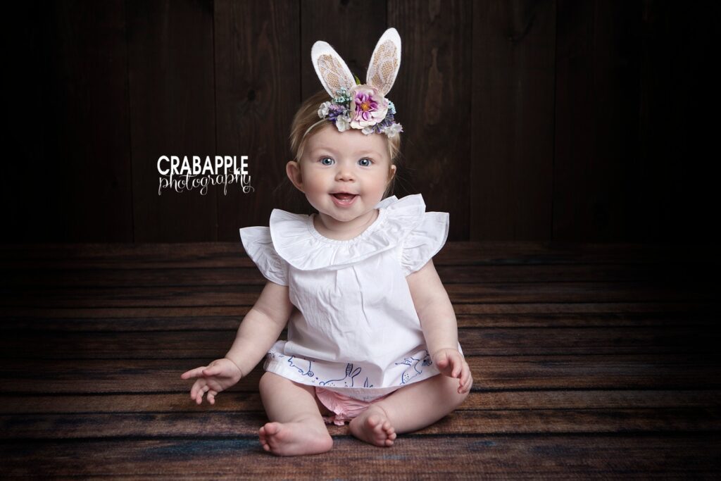 easter themed baby photos