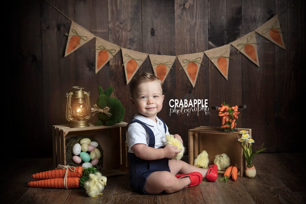 easter baby photography andover