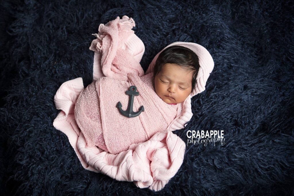 nautical inspired newborn photos