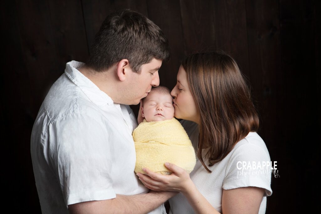 waltham family photography with new baby