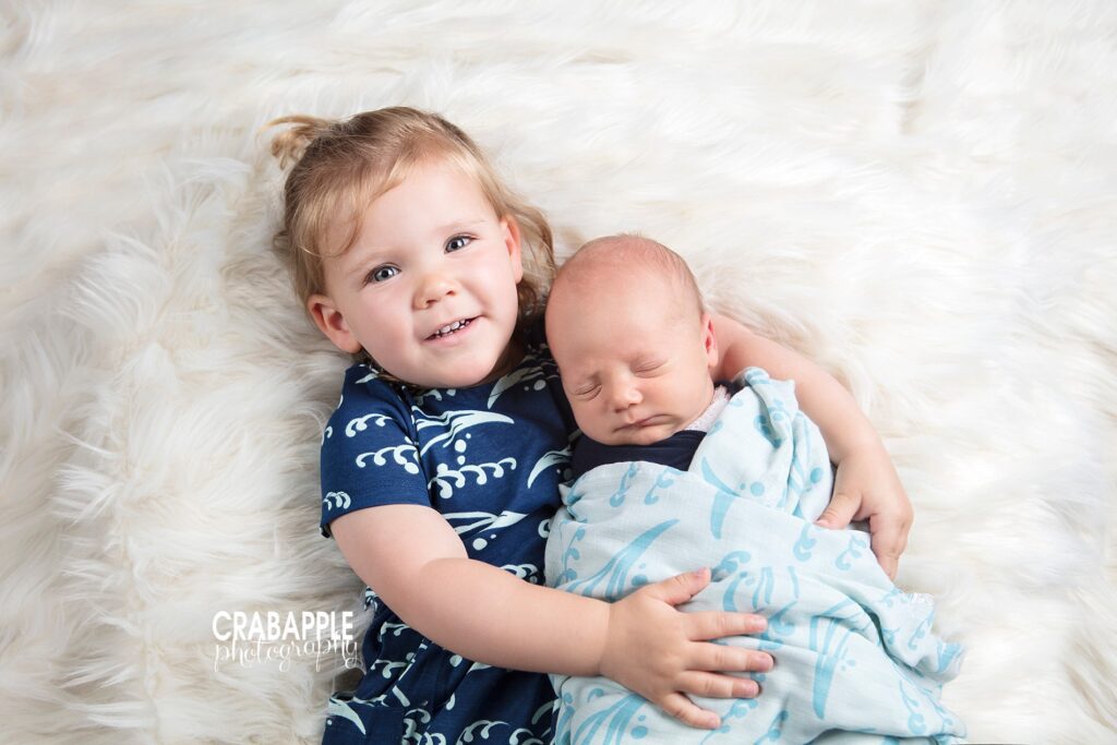 big sister and baby brother photo ideas