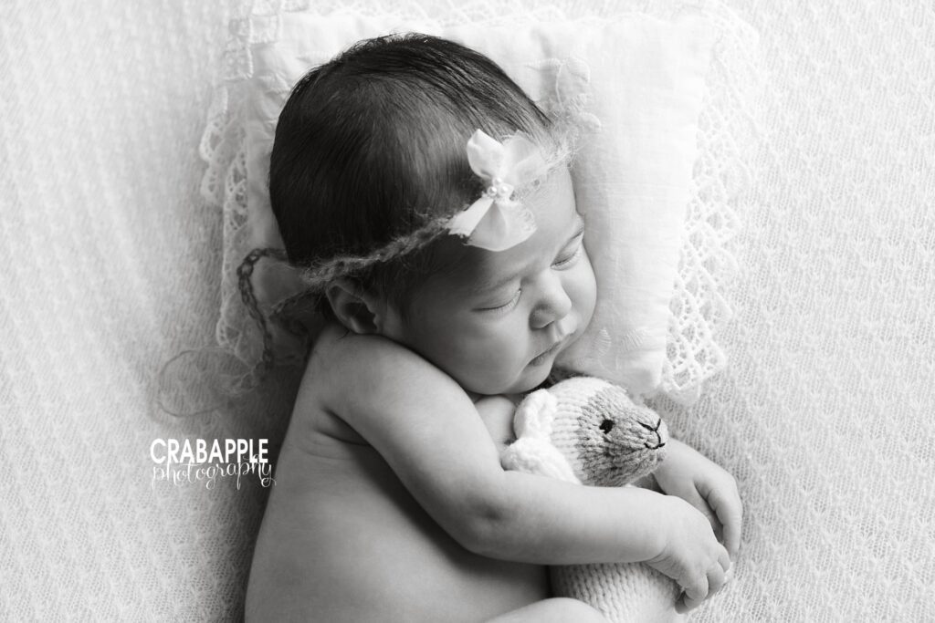 black and white newborn photos woburn