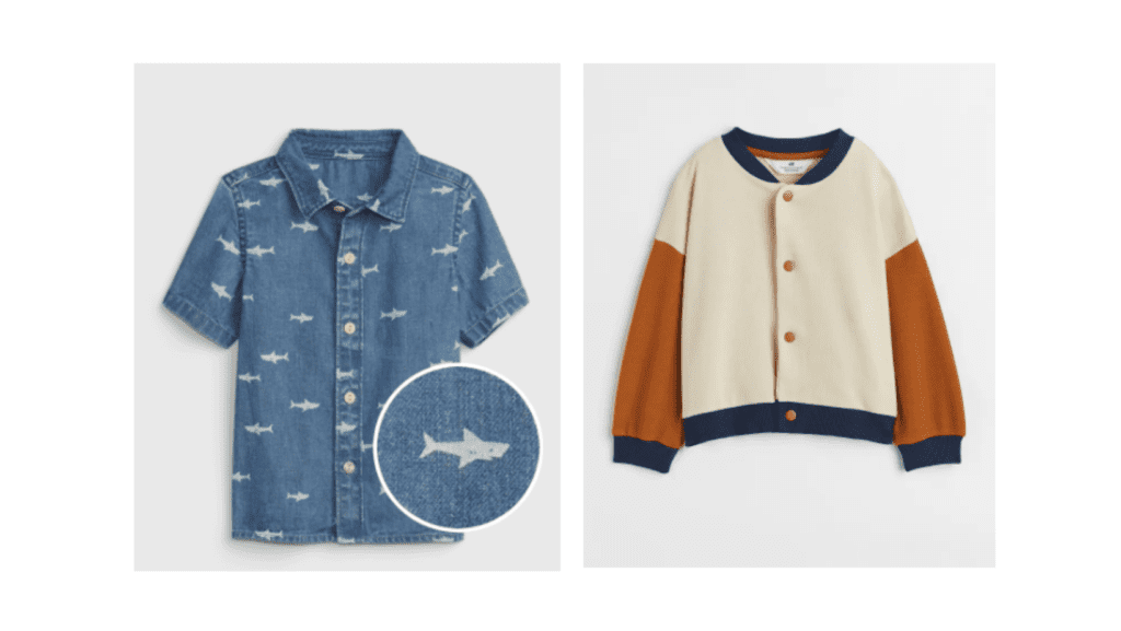 neutral clothing options for boys for outdoor spring photos