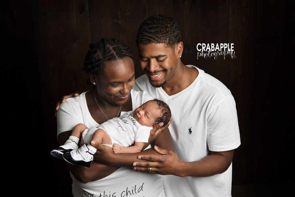 boston newborn family portraits