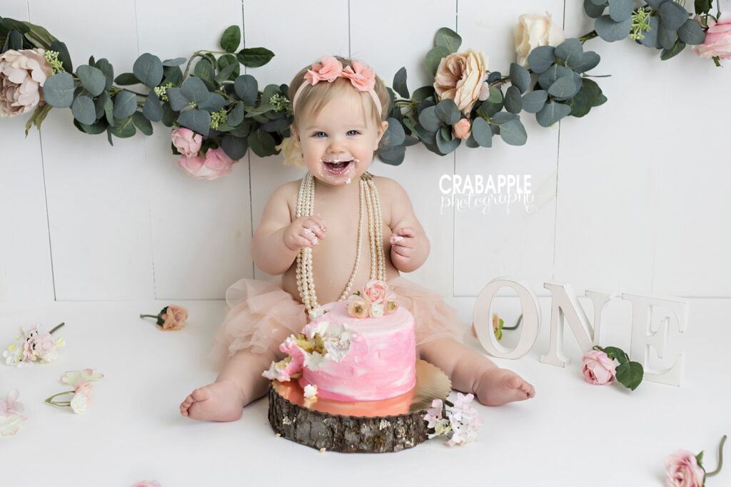 floral first birthday inspiration
