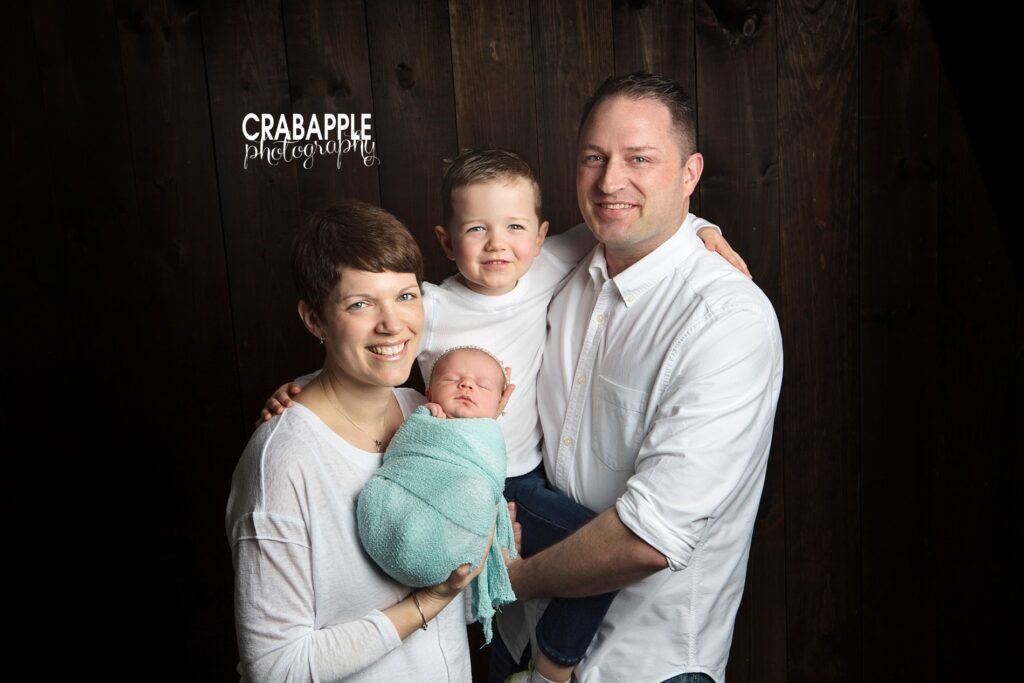 newton newborn family photos