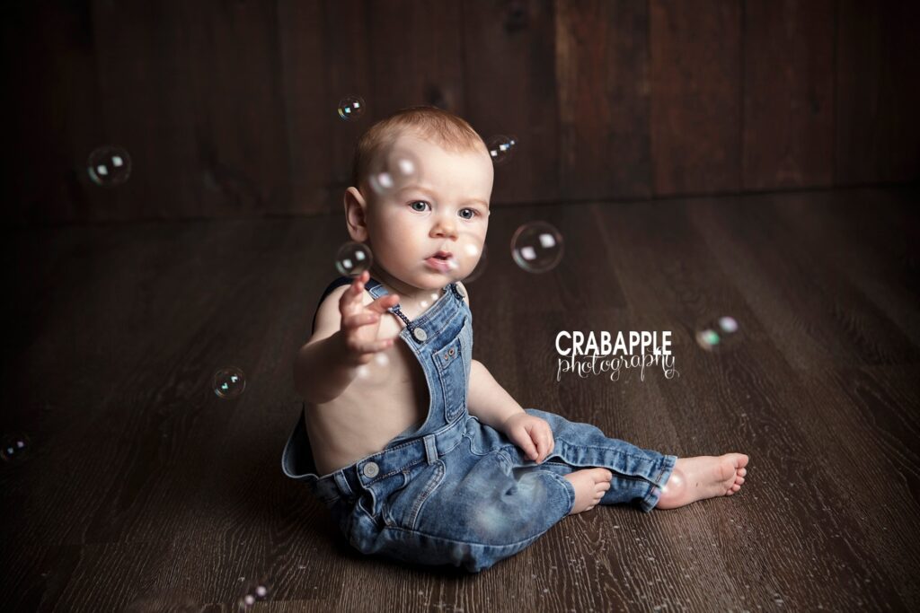 baby photos with bubbles inspiration