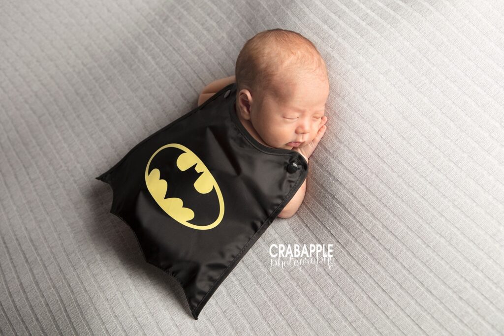 batman newborn photos 