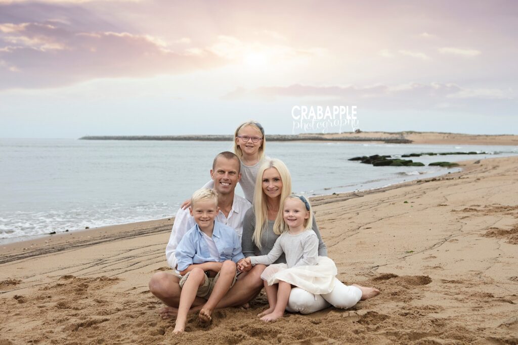 beach family photography north of boston