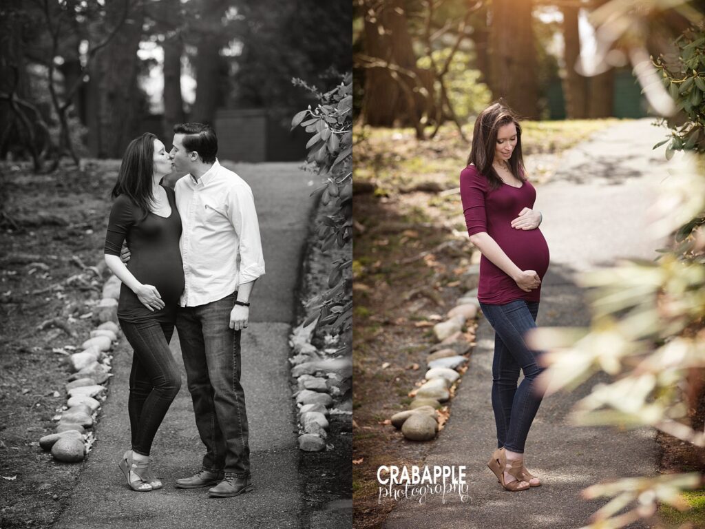 socially distanced maternity pictures