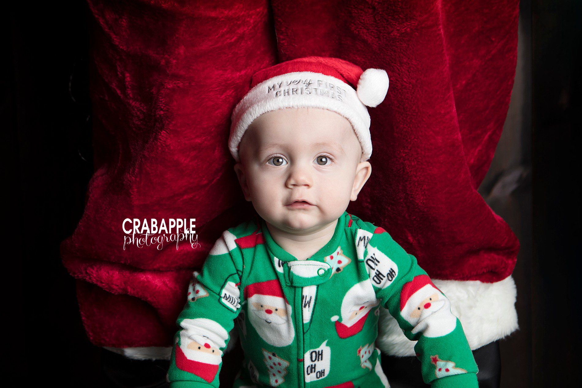 Baby Photos With Santa :: Haverhill MA · Crabapple Photography