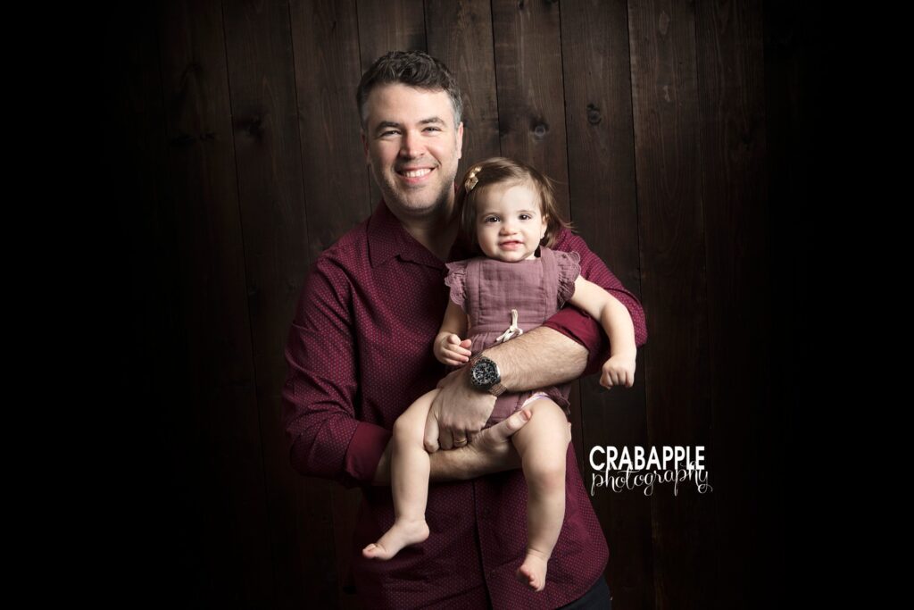 father and daughter portraits 