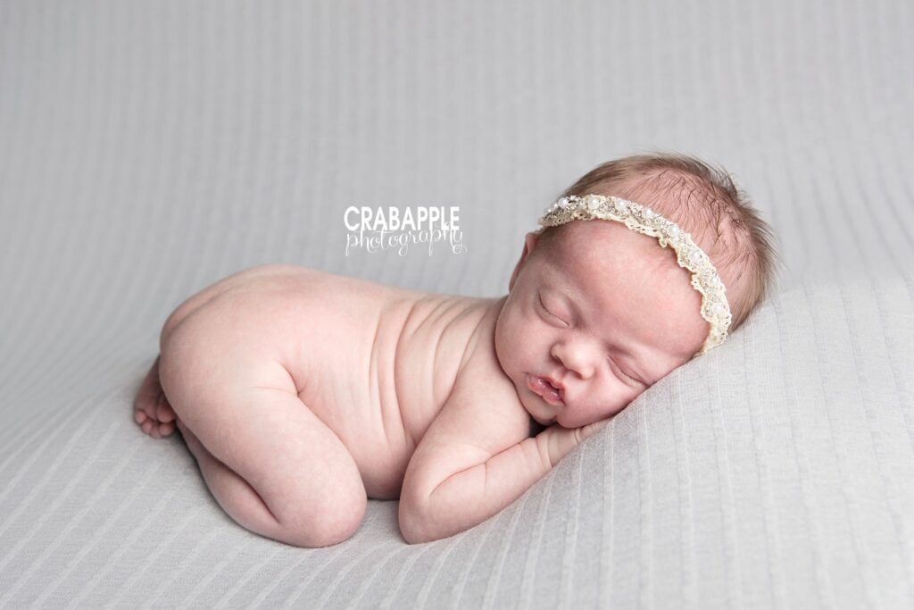 newborn baby girl portraits