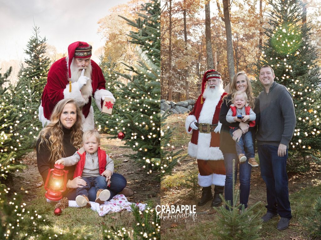 family photos with santa