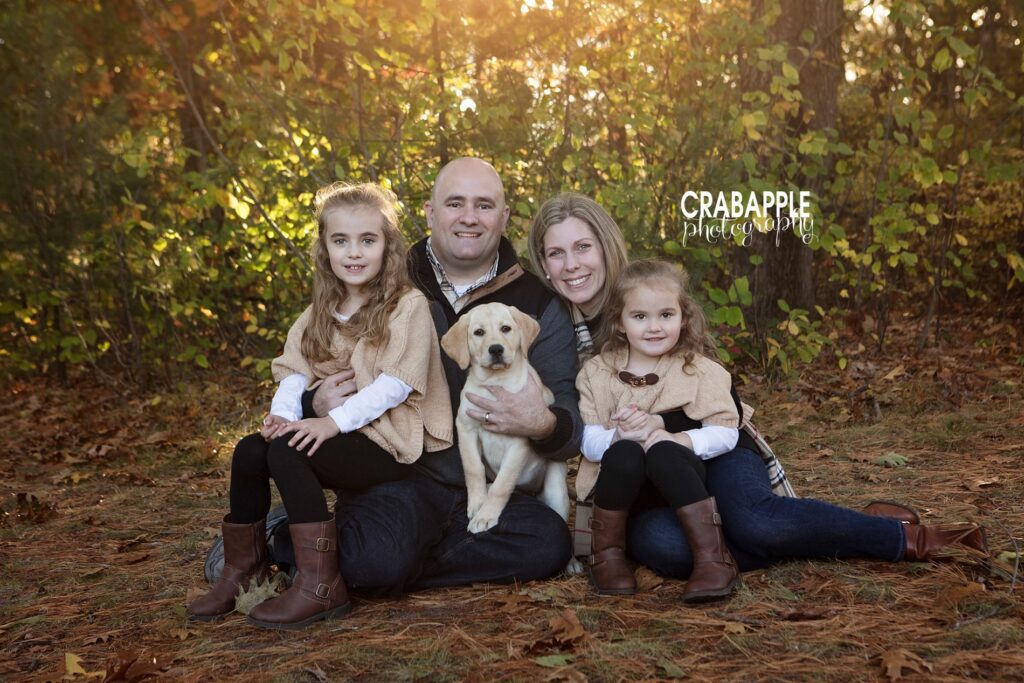 reading fall family pictures