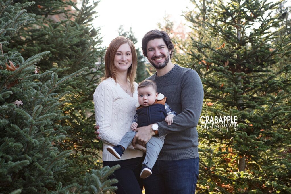 tree farm family photos
