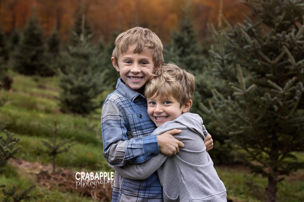 outdoor brother portraits