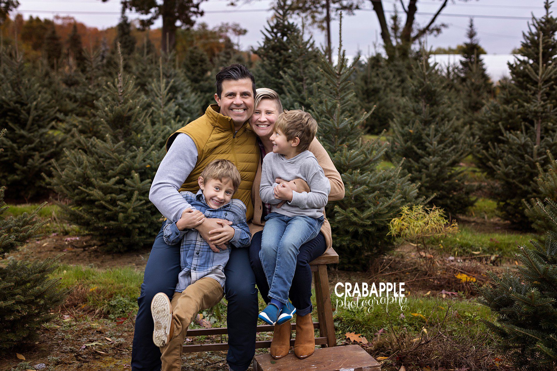 Tree Farm Family Photos · Crabapple Photography