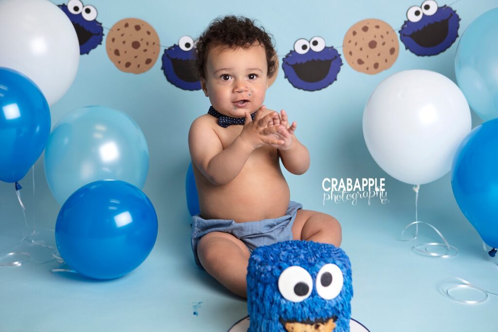 cookie monster first birthday