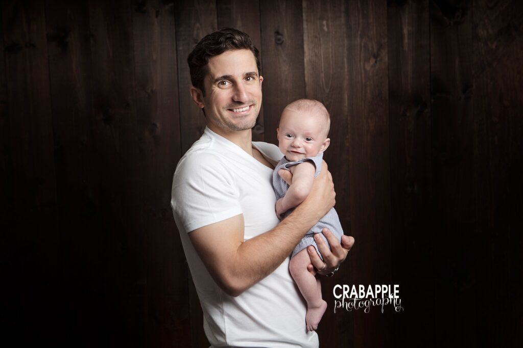 3 month baby photos with dad