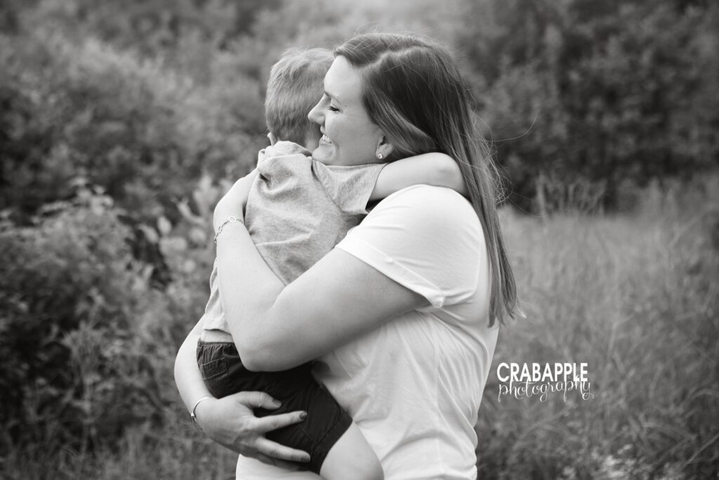 mother and son portraits