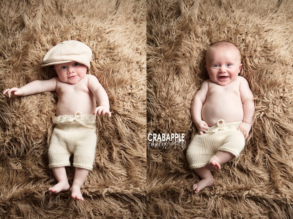 3-4 month infant photography
