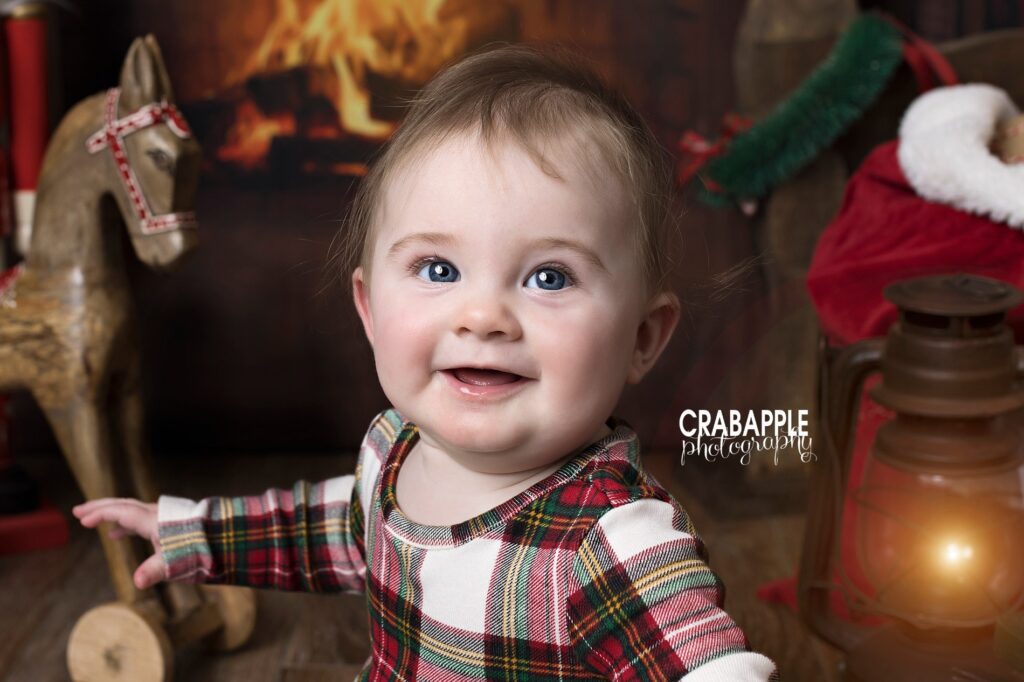 festive baby photography