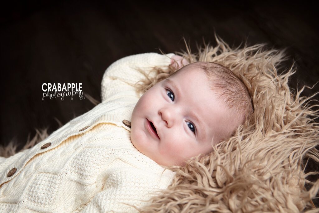 4 month old baby portraits