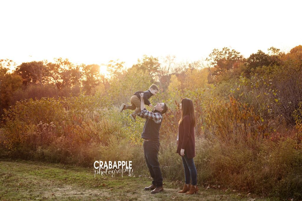 fall family outdoor portraits
