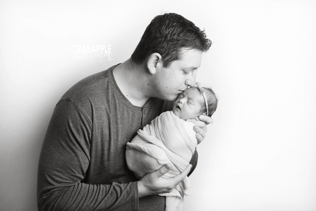 father and daughter baby photos