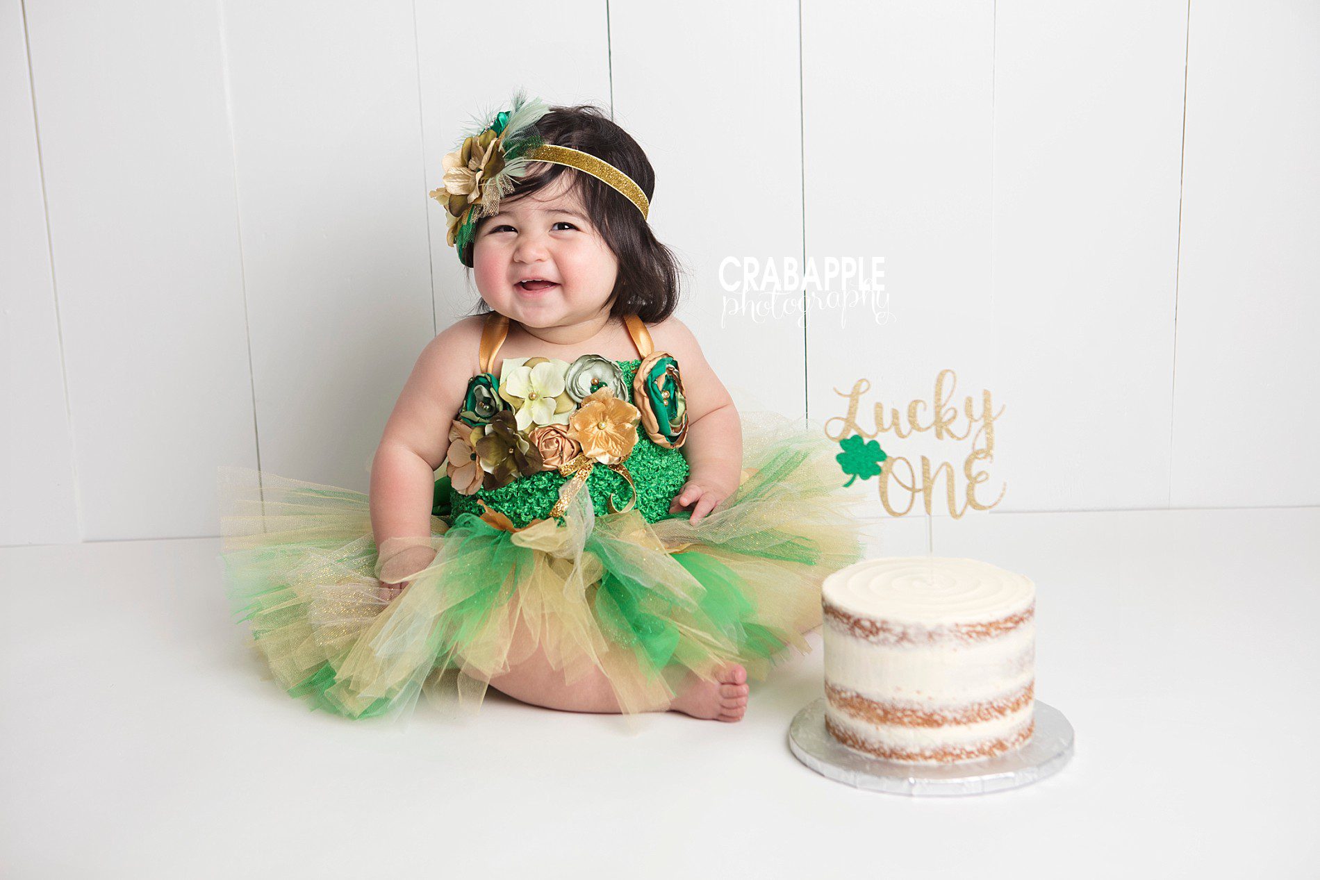 st patrick's day lucky one cake smash for girls first birthday ideas