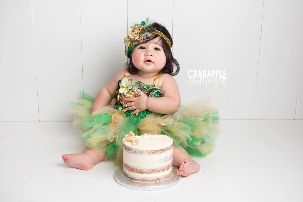 st patrick's day cake smash pictures