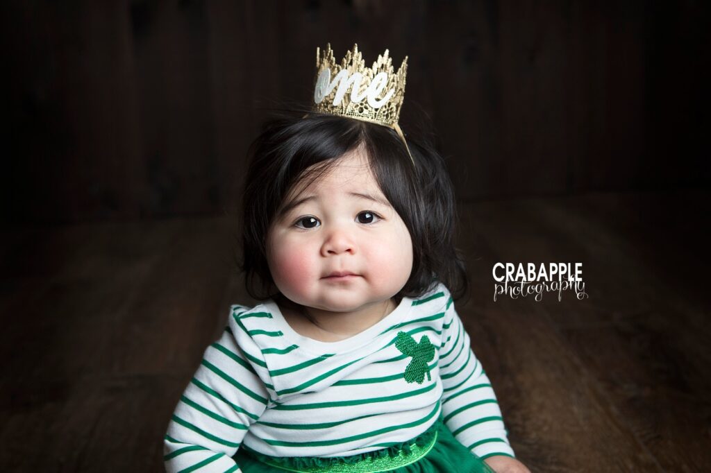 st patrick's day baby photography