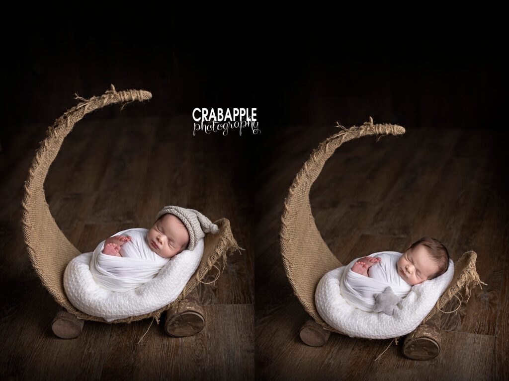 rustic newborn photo inspiration