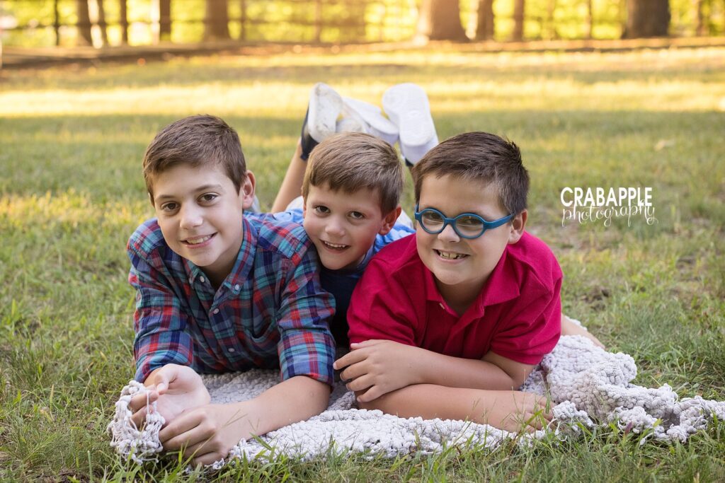 ideas for family photos with older children