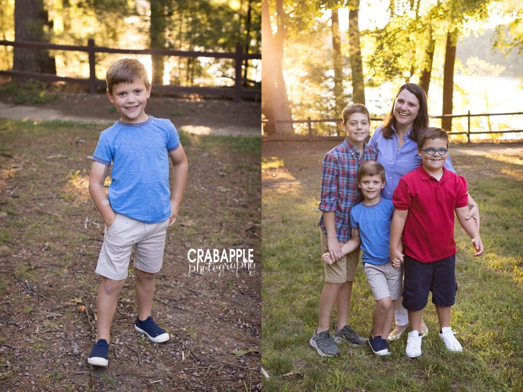 family pictures with older kids